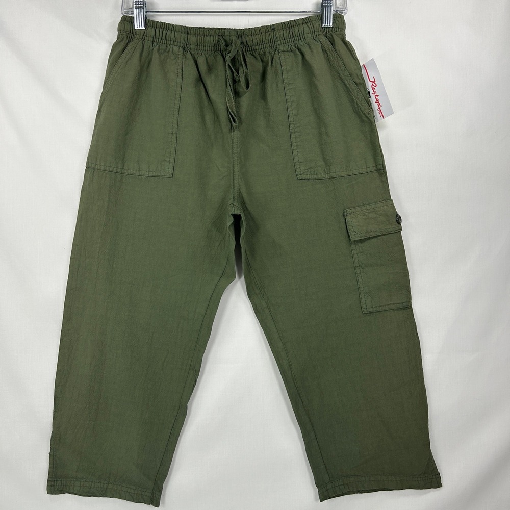NWT Vintage Ragtop USA Olive Green Cargo Pants Small